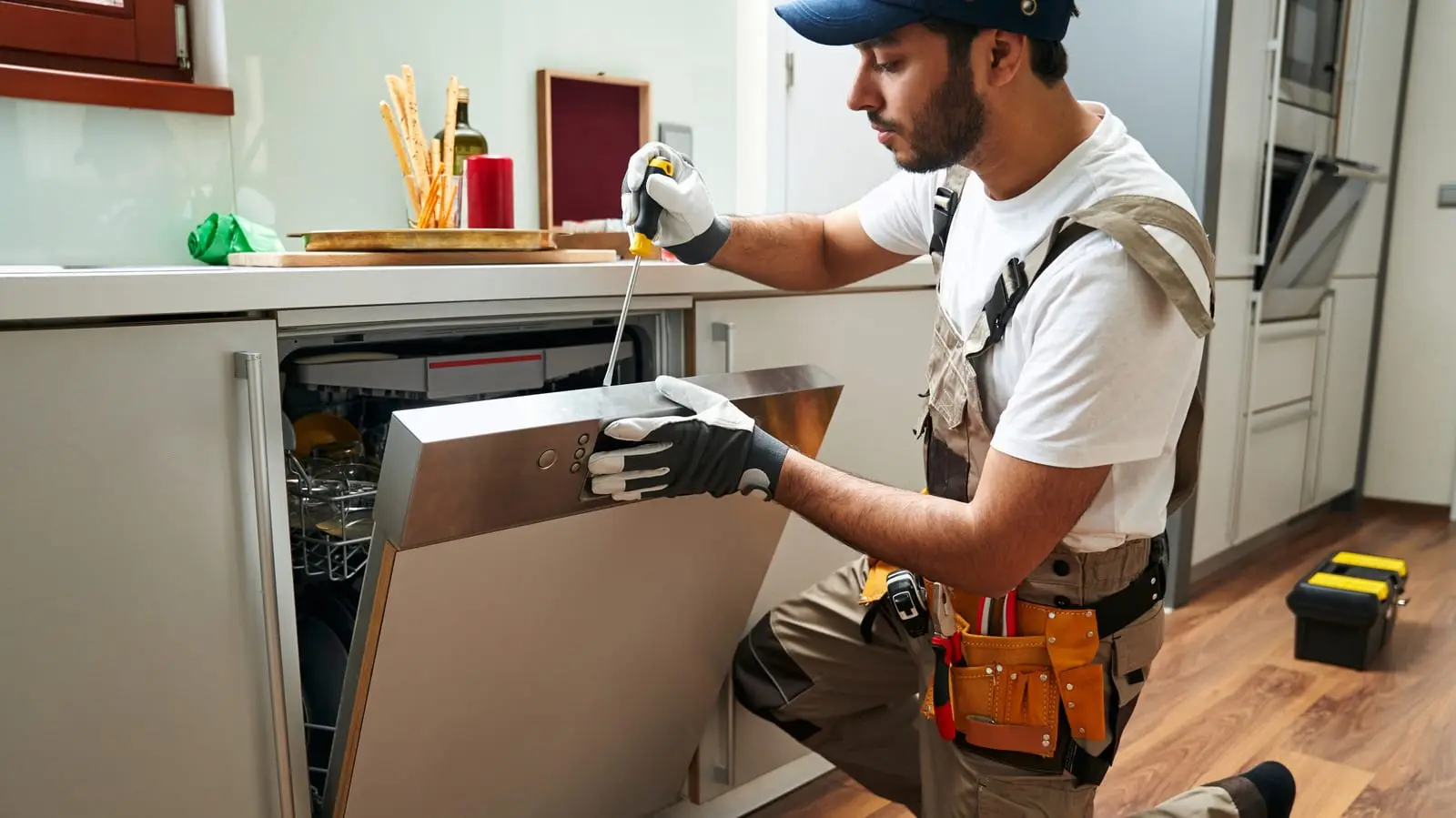 Ramson Appliances technician repairing commercial kitchen equipment in Groveland, FL